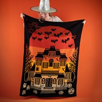 Haunted Hilltop Horror House Spooky Vintage Colorway Haakpakket - Inclusief Digitaal Patroon