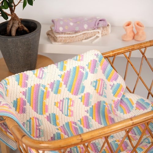 Spreading The Love Baby Blanket Haakpakket-3