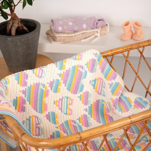 Spreading The Love Baby Blanket Garenpakket-3