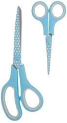 Hemline Set Stoffenschaar (21cm) & Borduurschaar (13,5cm) Blue