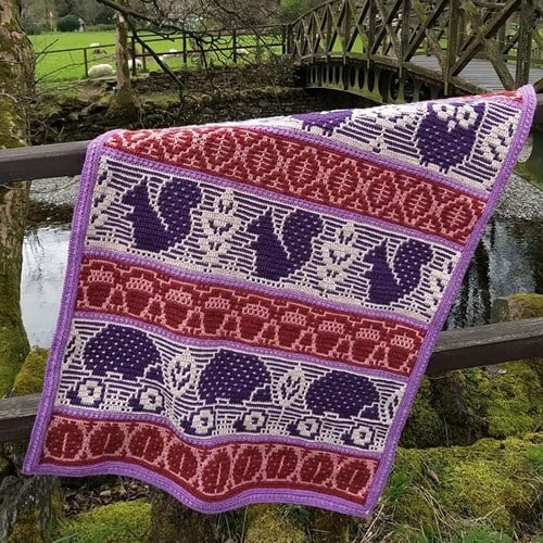 Flora's Fauna CAL Highland Heathers DK Garenpakket Glen Small