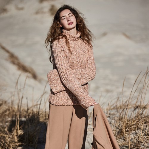 Cool Merino Print Boordpatroon Trui Breipakket 40/42