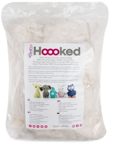 Hoooked 100% Recycled Katoen Vulling 250 Gram Pearl