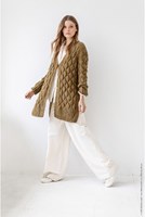 Nuvoletta Lang Vest Breipakket 1 Mustard 42/46-2
