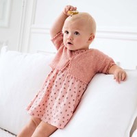 Ecopuno Baby Bolero Breipakket 74/80 Peach-2