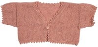 Ecopuno Baby Bolero Breipakket 62/68 Peach