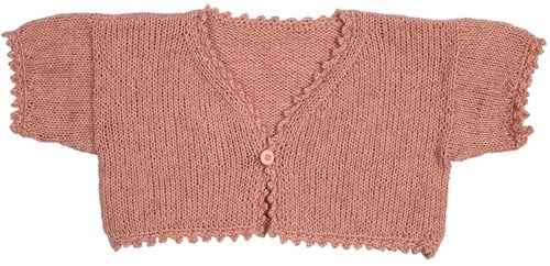 Ecopuno Baby Bolero Breipakket 62/68 Peach