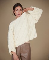 Lana Grossa Cool Merino Big Entrelac Trui Breipakket-2