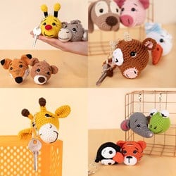 Sleutelhanger Sets Dieren - Sandra Bekx Garen- en Haakpakket