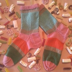 Breipatroon Lilly’s Candy Socks