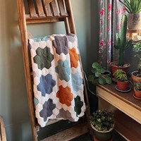 Breipatroon Bloemen Quilt Deken-3