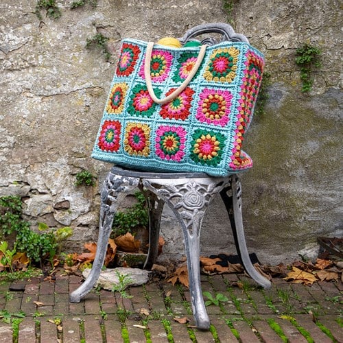 Hippe Granny Square Tas XL Haakpakket-3