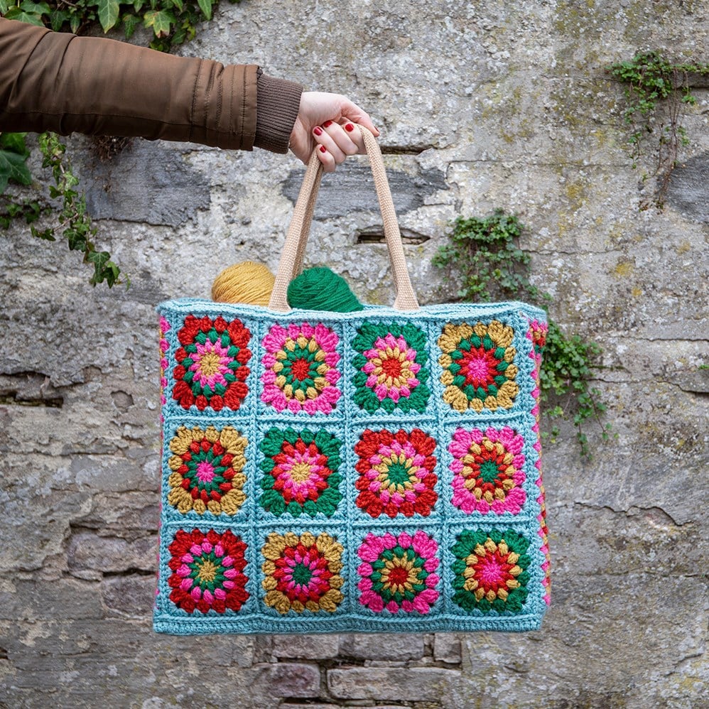 Hippe Granny Square Tas XL Haakpakket Wolplein