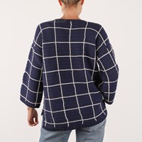 Checkered Sweater M 059 haakpakket-3