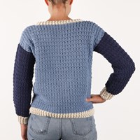 Colorblock Sweater L 061 haakpakket-2