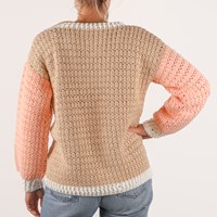 Colorblock Sweater L 009 haakpakket-2