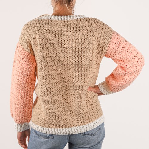 Colorblock Sweater M 009 haakpakket-2