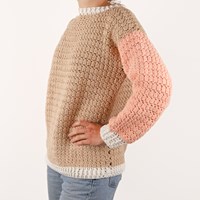 Colorblock Sweater S 009 haakpakket-3