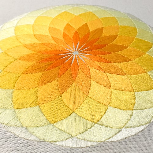 Circle Borduurpakket Geel-2