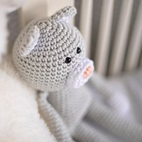 Wolplein Knuffelpopje Kat XL Haakpakket-2