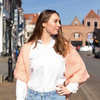 Bea's Asymmetrische Kabelsjaal Breipakket