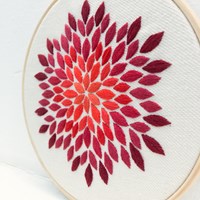 Petal Borduurpakket 001 Rood-2