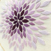 Petal Borduurpakket 002 Paars-3