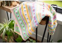 Haakpatroon Striped Dot Baby Deken-3