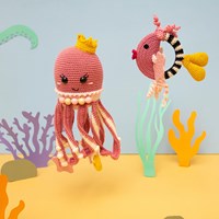 Inktvis Speelknuffel Haakpakket 1 Prinses-2