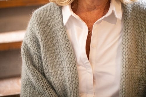 Breipatroon Kort Vest Elegant-2