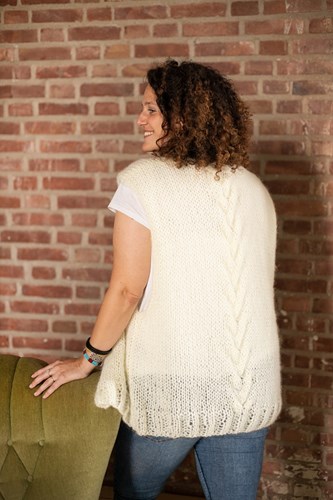 Breipatroon Kort Vest Zonder Mouw Elegant-2