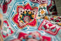 Persian Tiles Kerst Deken Haakpakket-3