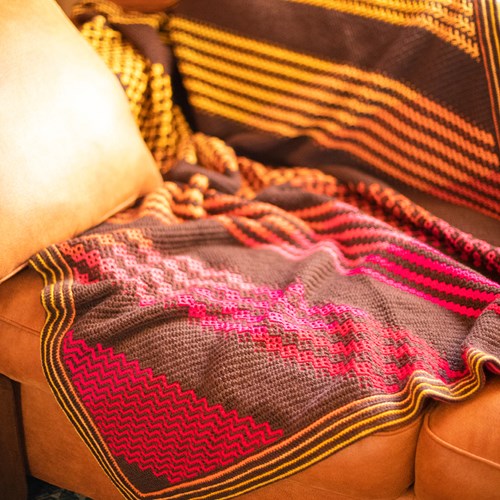 Maud Crochet - On Track Deken Garenpakket 2-2