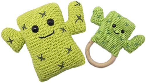 Cleo Cactus Set Garenpakket Rammelaars en Knuffels Haken