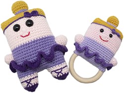 Babs Ballerina Set Garenpakket Rammelaars en Knuffels Haken