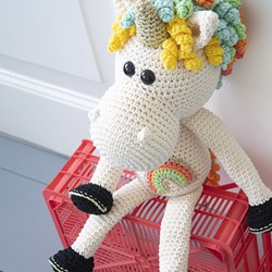 Wolplein Regenboog Unicorn Haakpakket
