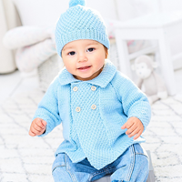 Breipatroon Stylecraft Sweet Dreams Baby Jackets & Hat-2