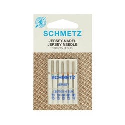 Schmetz Jersey Naalden Dikte 70 t/m 90 - 1 x 5 Naalden op kaart