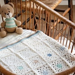 Baby deken Jongen Haakpakket Wieg