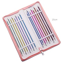 KnitPro Zing breinaalden set 25cm 2.50-6.00mm
