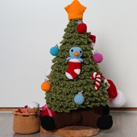 Haakpatroon Rudolf Onder De Kerstboom-2