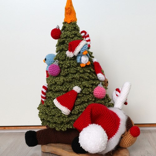 Haakpatroon Rudolf Onder De Kerstboom-3