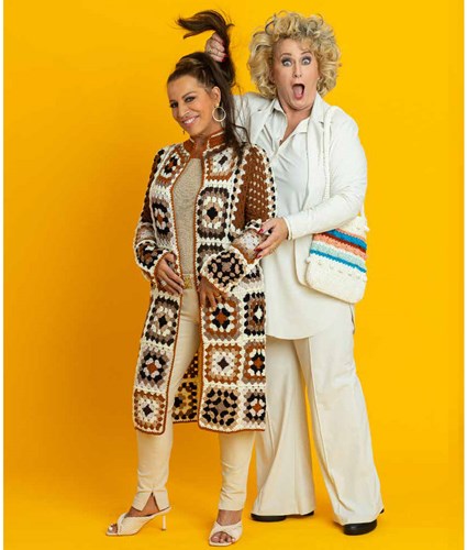 Karin Bloemen Brown Coffee-vest Garenpakket-2