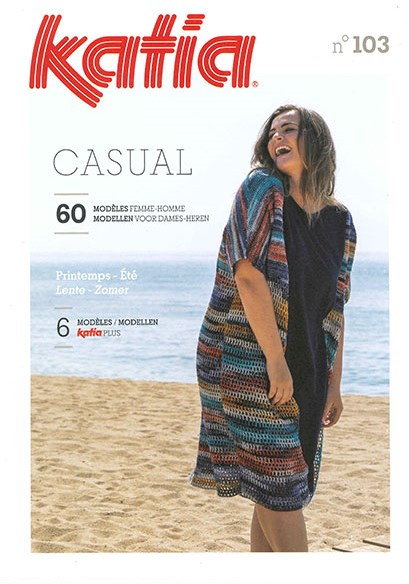 Katia Casual No. 103 2020 Wolplein.nl Trui Heren Lente Zomer modellen & patronen | Katia
