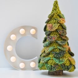 Haakpatroon Kerstboom krokodillensteek
