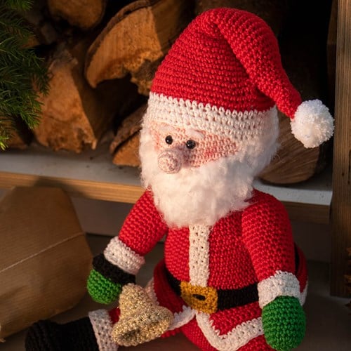 Mini Kerstman Haakpakket-3