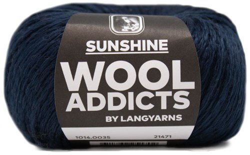 Wooladdicts Whitty Whirlwind Top Breipakket 6 L/XL Marine