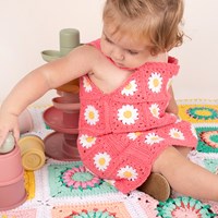 granny square kinderjurkje haken wolplein voorkant 1