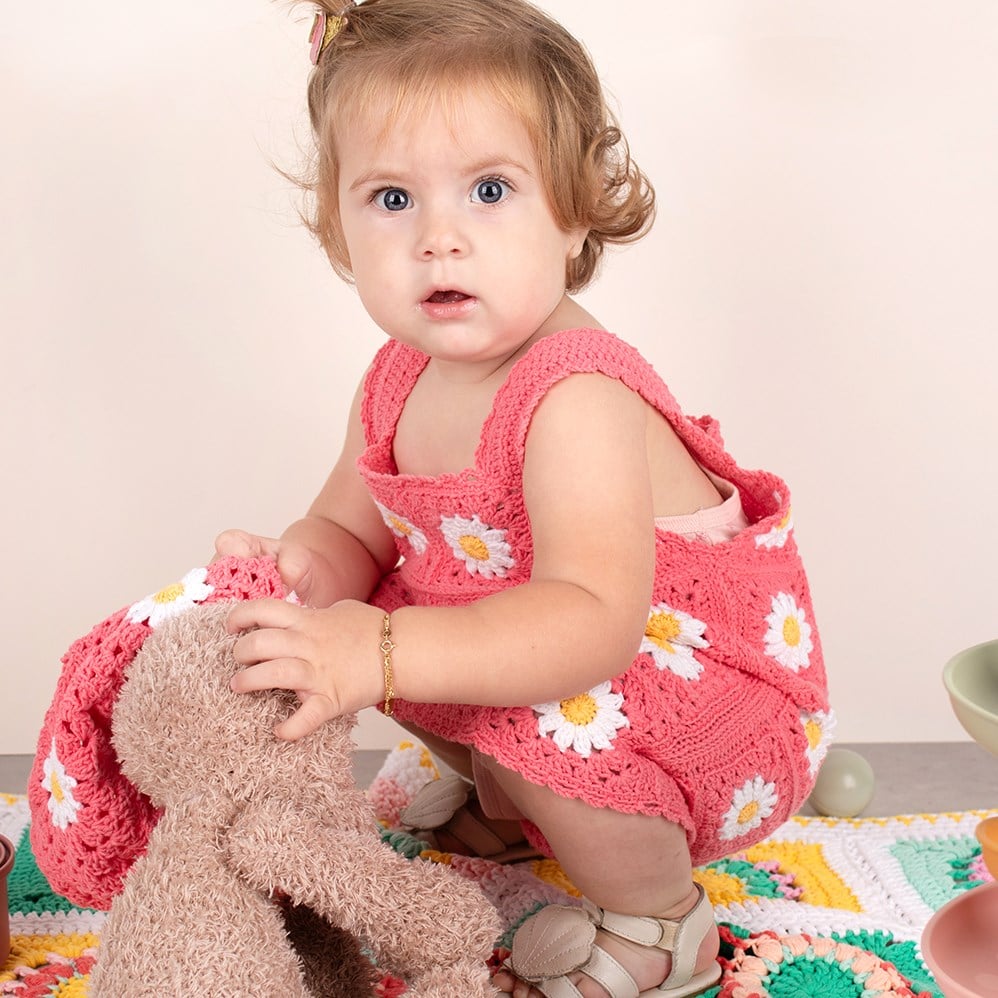 Granny Square Kinderjurkje Haakpakket Wolplein