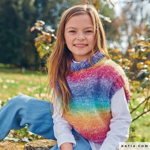 Katia Funny Azteca Kinderspencer Breipatroon